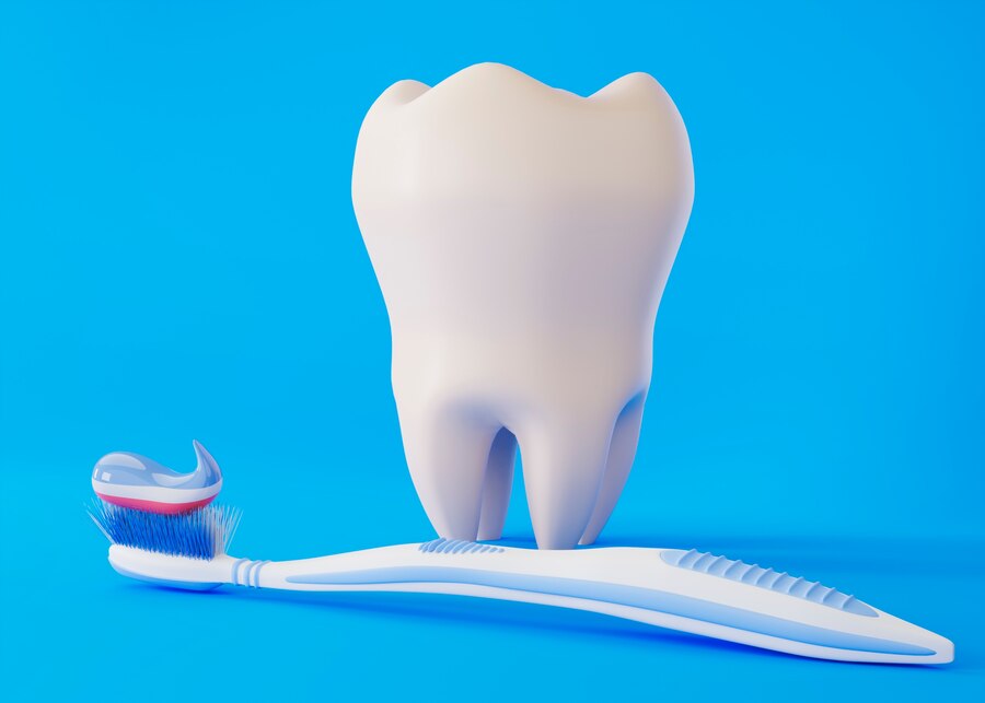 Un zambet de milioane: cabinet stomatologic sector 5 2 dental hygiene concept with blue background 23 2150312449
